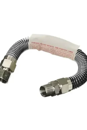 Place Order EverFlow FTGC-SS12-12M(BF) gas connector 5/8 OD x 12