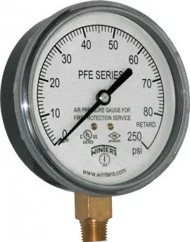 Top Rated WINTERS INSTRUMENTS PFE3932R1 AIR SPRINKLER GAUGE 0-80/r250#