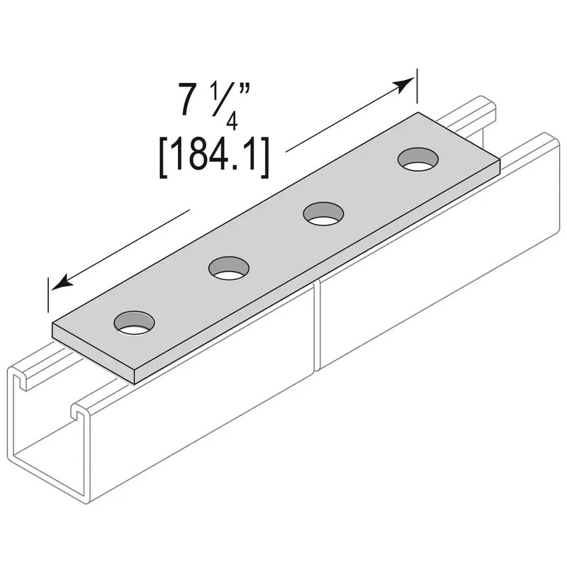 Professional Grade Centaur WI 4HFLATPLATE 4 Hole Flat Plate