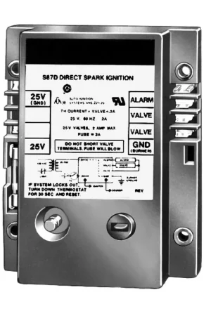 Resideo S87D1038/U Direct Spark Ignition Control, Two Rod with 21 second trial and lockout time Direct From Factory