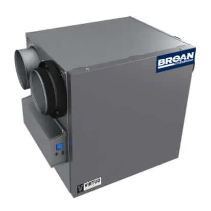 Broan B160H65RS 160 CFM AI Series Heat Recovery Ventilator w/ Side Ports (68% Efficiency) Free Returns