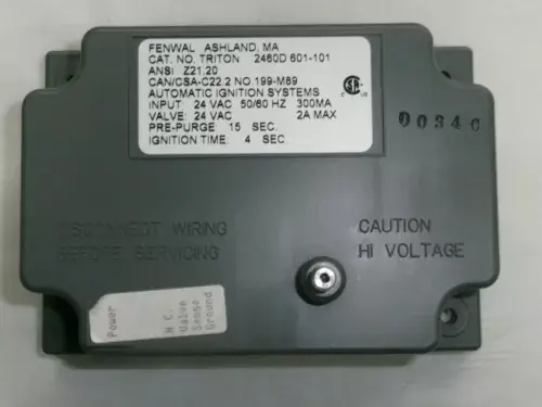 Robertshaw 829-001 Fenwal 35 Series Direct Spark Ignition Control Module 24 Volt Crafted