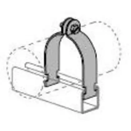 Best Choice Multiple PS-1100-1/2-SS 1/2IN Rigid Stainless Steel Conduit Strut Strap