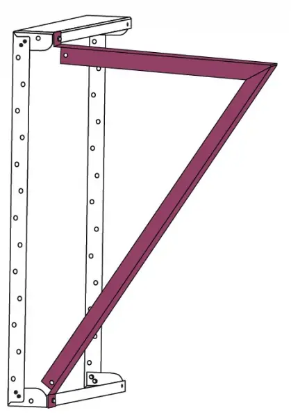 Special Discount Cardinal Pools CS750DB Deck Brace Angle