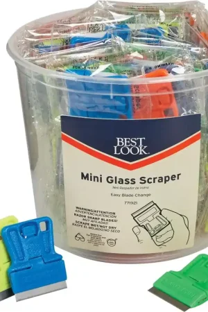Best Look GSM100-DIB Mini Glass Razor Scraper Instant Buy