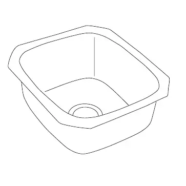 Elkay SCUH1012BS Sink 10X12 Brass Satin Single Bowl Must Have