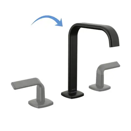 Cheap Delta Faucet 65368LF-BLLHP-ECO Lavatory Faucet 1.2 gpm Widespread 3 Hole