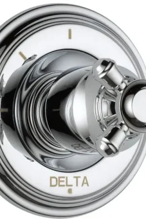 Affordable Delta Faucet T11897-LHP Cassidy 3-Setting 2-Port Diverter Trim - Less Handle
